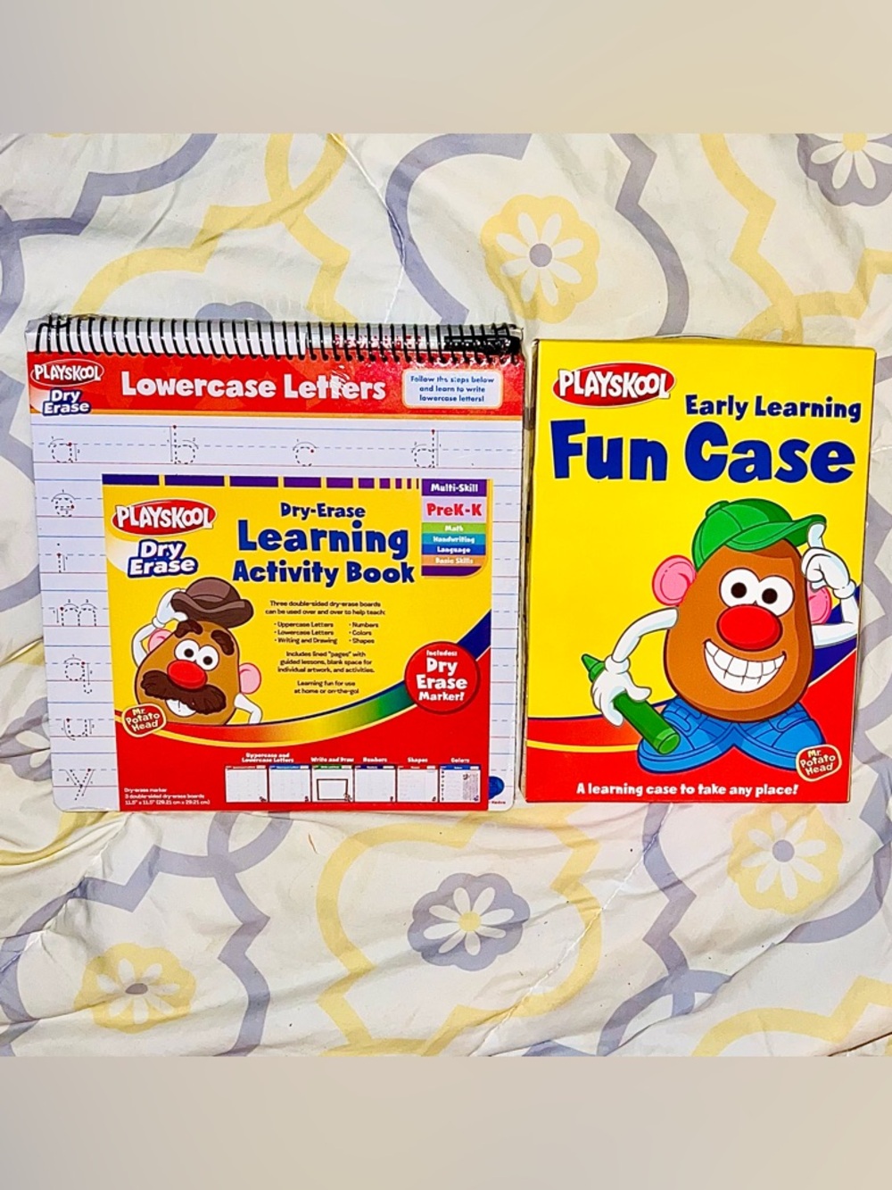 Playskool Mr Potato Head Early Learning Fun Case & Dry Erase Learn to Letter Pad